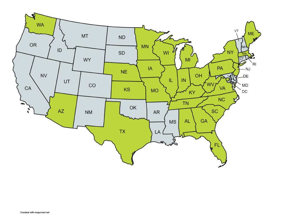 State_Licensure_Map - Design-Aire Engineering